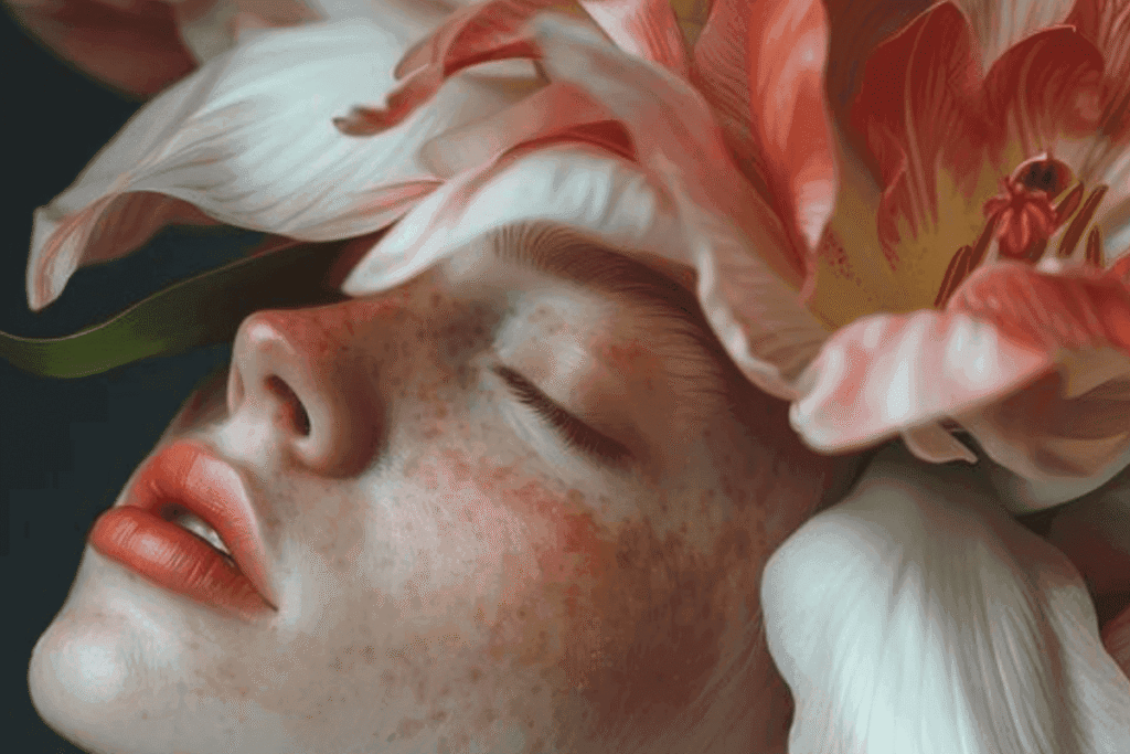 narcisme in relaties heling en innerlijke rust vrouw met bloem