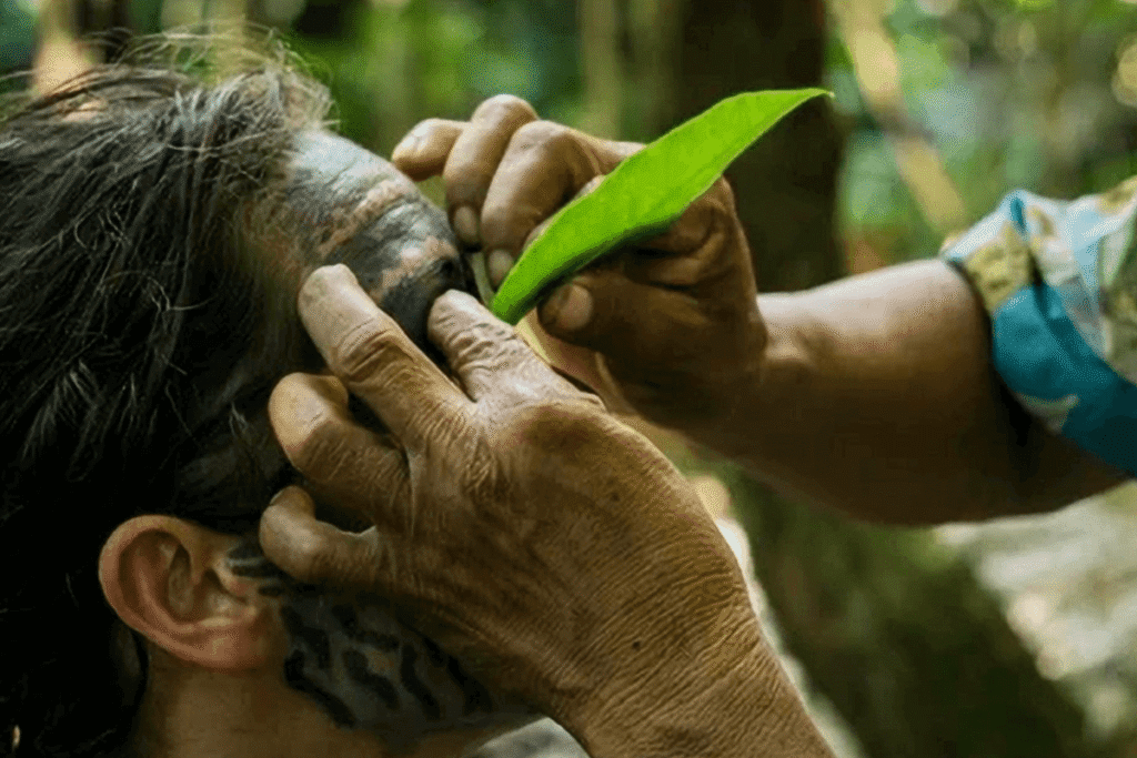 wat doet sananga oogdruppels in het Amazonegebied