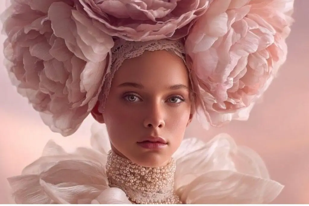 Vrouw met bloemen bewuste thuisceremonie met Choco Bliss ceremoniële cacao van Helen Adriana