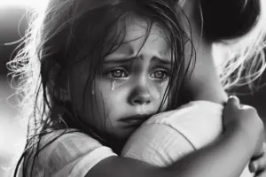 kind dat huilt door emotioneel afwezige ouders