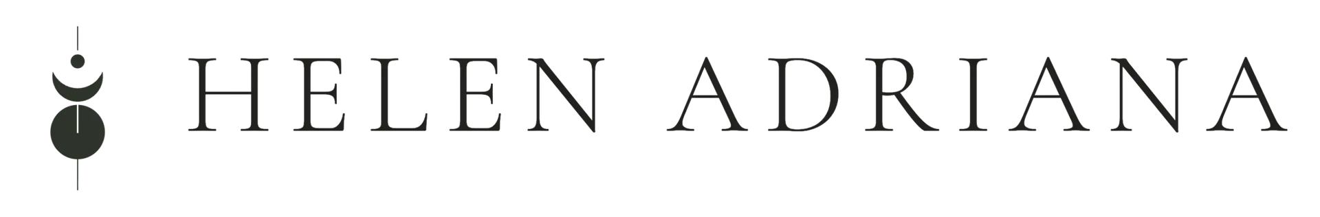 Logo van Helen Adriana in donkere uitvoering
